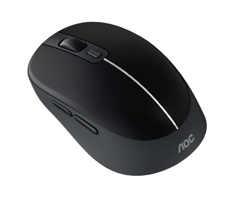 AOC MS360B/LA Wireless Mouse 2.4G + Bluetooth Dual Mode 6-Key DPI1600 Black V28-ELEAOCMS360BLA