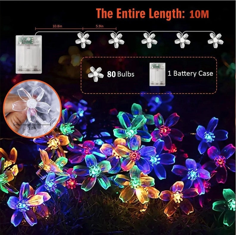 BDI 10M80 Sakura lamp waterproof Christmas decoration (10 meters 80 LED) V28-ELEBDI10M80