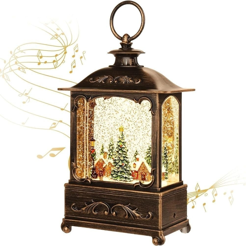 BDI Lamp-LW003-Snowman Music Lantern Sculpture Christmas V28-ELEBDILW003
