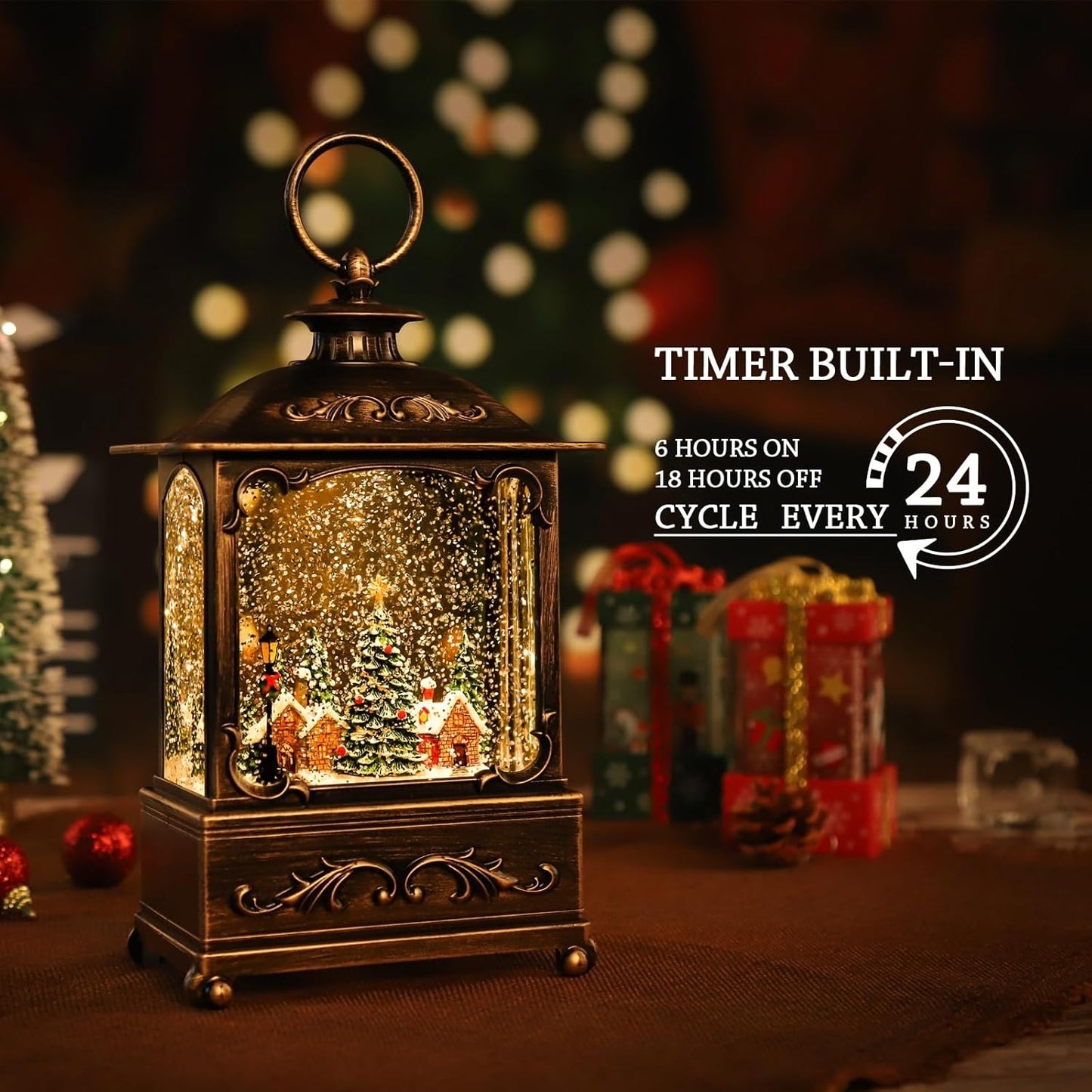 BDI Lamp-LW003-Snowman Music Lantern Sculpture Christmas V28-ELEBDILW003