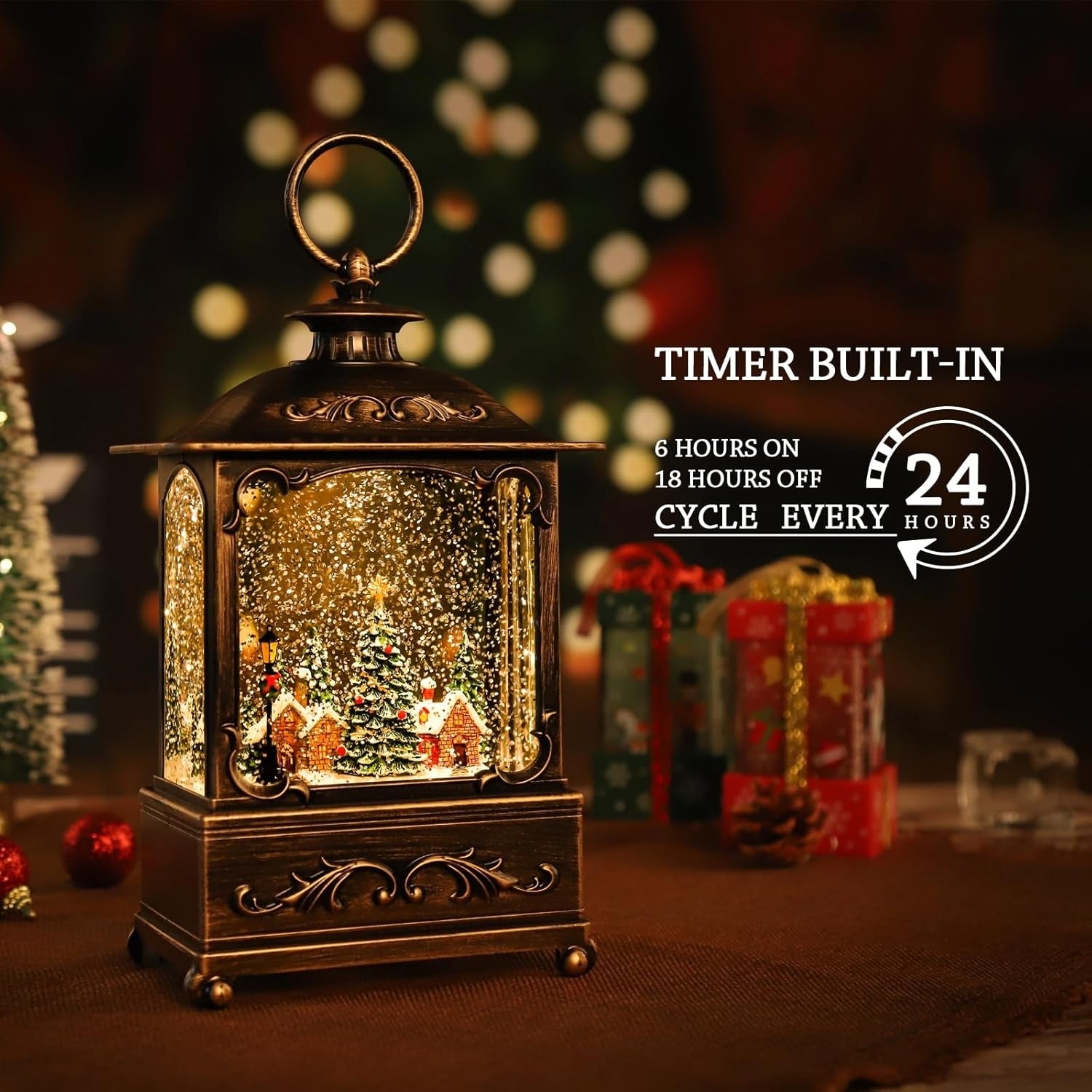 BDI Lamp-LW003-Snowman Music Lantern Sculpture Christmas V28-ELEBDILW003