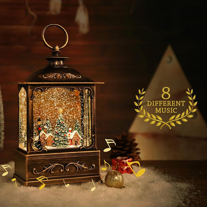 BDI Lamp-LW003-Snowman Music Lantern Sculpture Christmas V28-ELEBDILW003