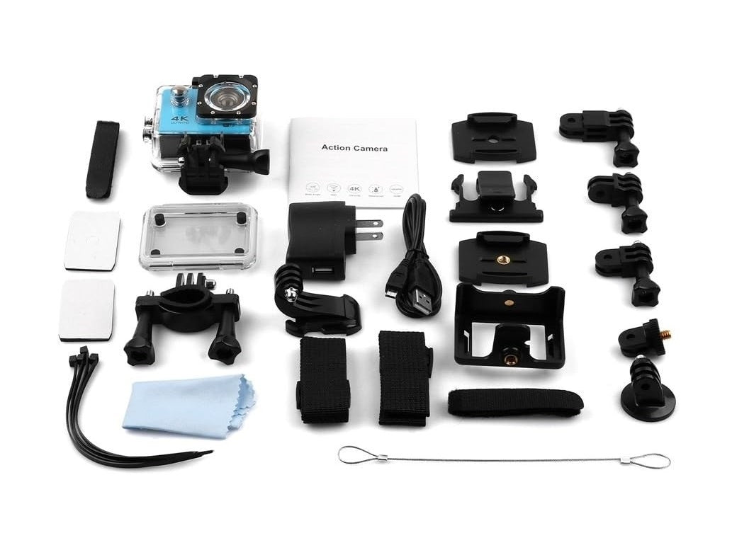 BDI New Action Camera 4K wifi sports DV Cam Blue V28-ELEBDISJ9000V2BU