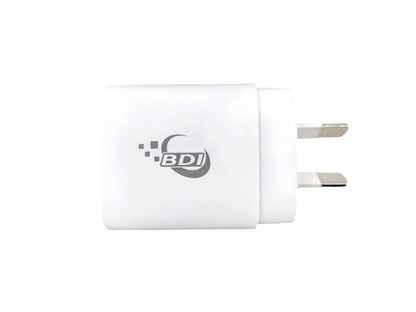 BDI 25W PD Quick Charger AU plug with USB-A and Type-C Ports V28-ELEBDITSC25WACA