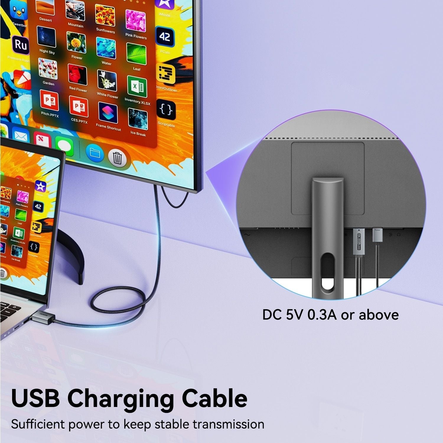 BENFEI 000419GY 8K DisplayPort V1.4 to HDMI V2.1 Aluminum Shell, Nylon Braided Cable 1.8M V28-ELEBEN000419GY