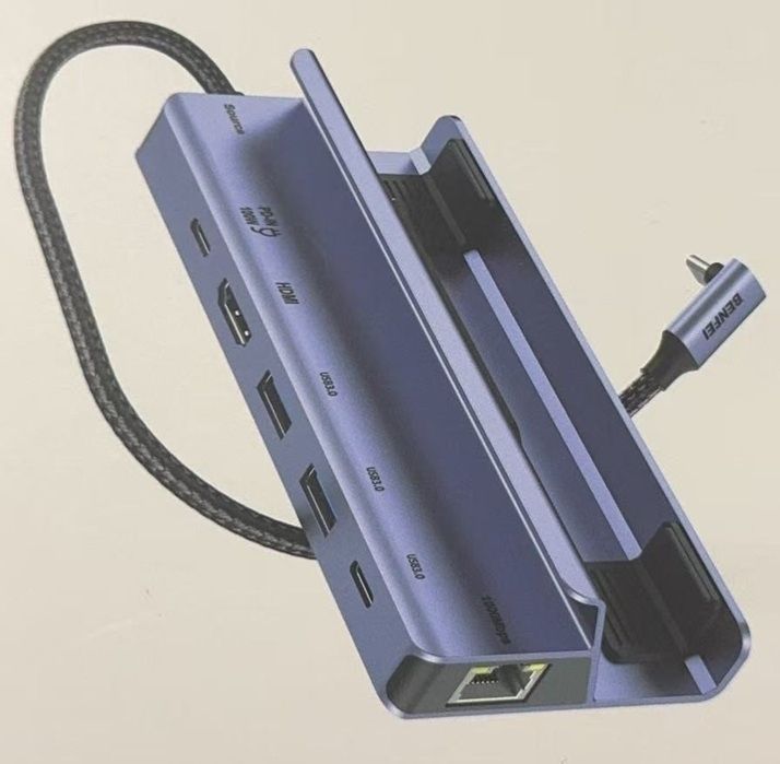 BENFEI 000492GY 6 in 1 Docking 1xHDMI 4K, 2xUSB-A 3.0, 1xUSB-C 3.0, 1xUSB-C PD, 1xRJ45 V28-ELEBEN000492GY