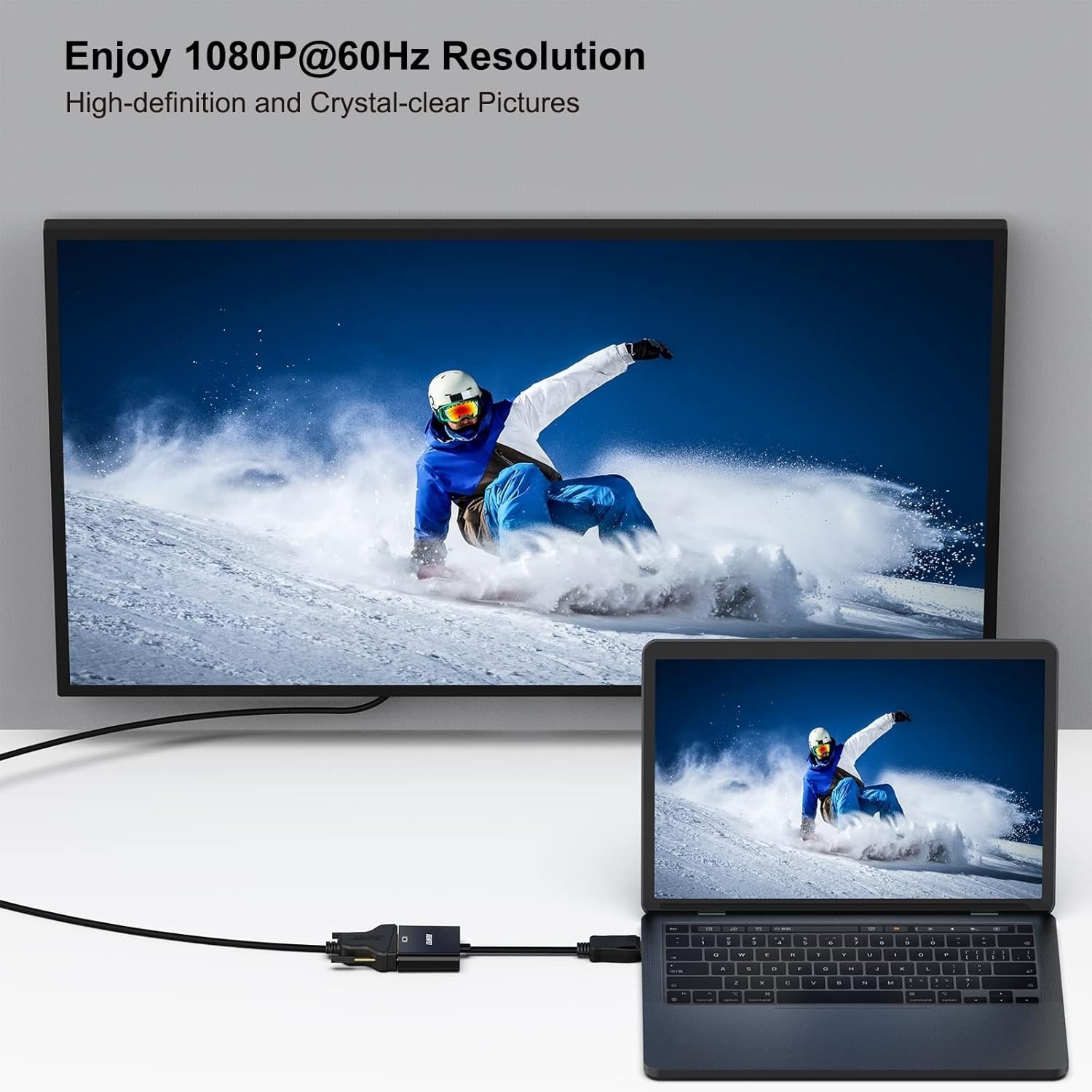 BENFEI DisplayPort to DVI DVI-D Single Link Adapter V28-ELEBEN115BK