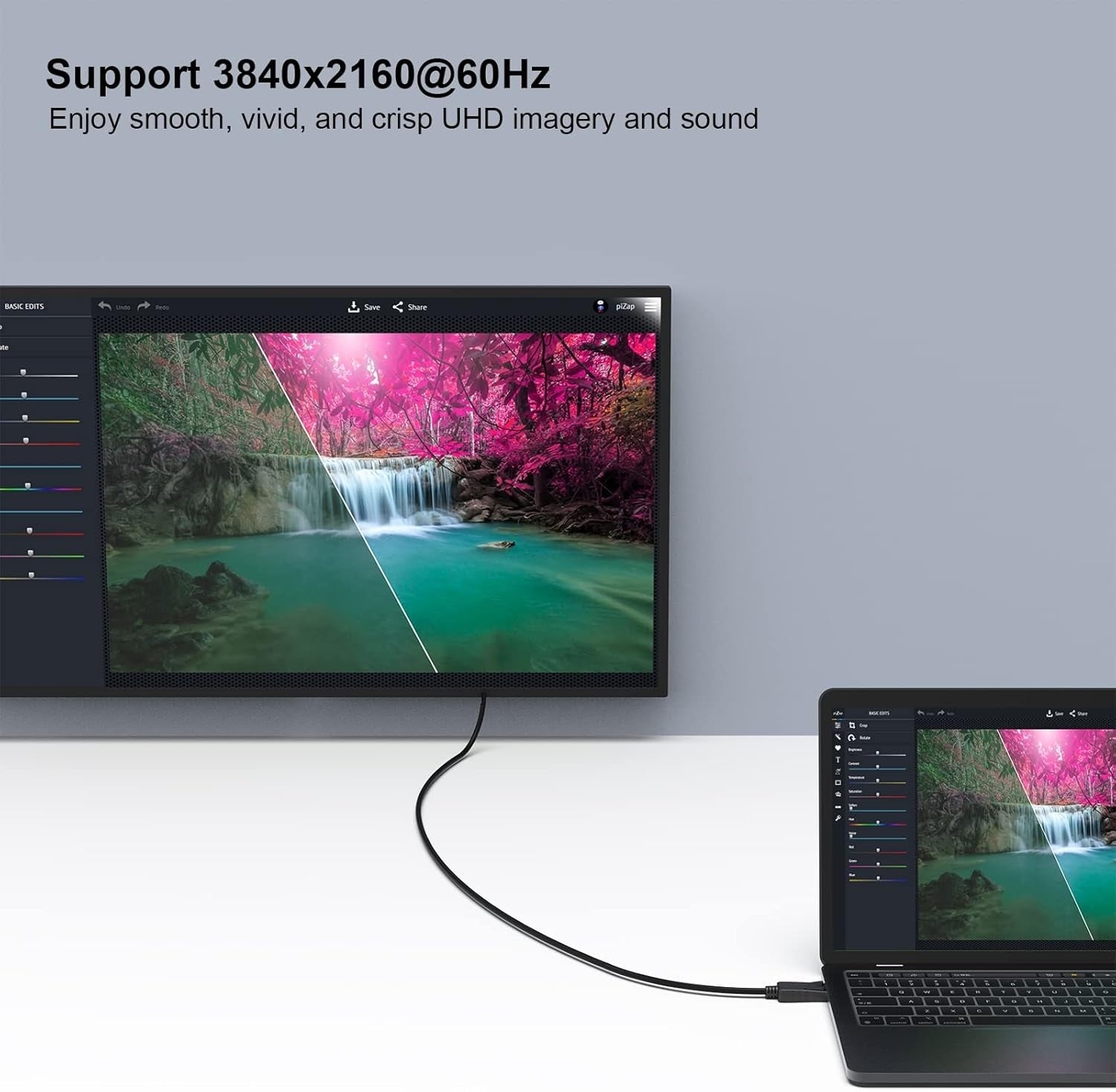BENFEI DisplayPort to DisplayPort 8K @ 60Hz Cable 1.8m V28-ELEBEN163BK