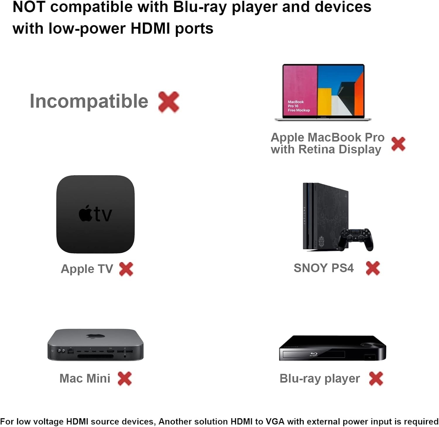 BENFEI HDMI to VGA Male to Male1.8M Cable V28-ELEBEN181BK