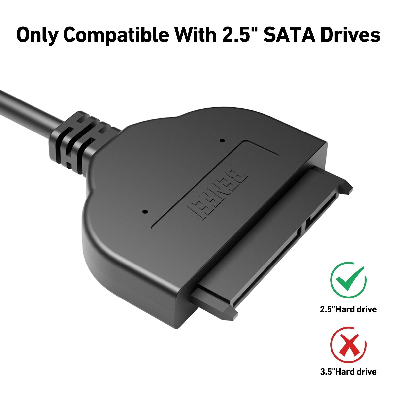 BENFEI 2in1 USB-C/USB 3.0 to SATA III Hard Driver Adapter V28-ELEBEN193BK
