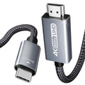 BENFEI 206GY-3F USB-C to HDMI 0.9M Cable 4K@60Hz, Aluminum Shell, Nylon Braided V28-ELEBEN206GY3F
