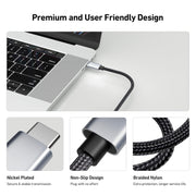 BENFEI 206GY-3F USB-C to HDMI 0.9M Cable 4K@60Hz, Aluminum Shell, Nylon Braided V28-ELEBEN206GY3F