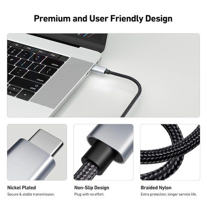 BENFEI 206GY-3F USB-C to HDMI 0.9M Cable 4K@60Hz, Aluminum Shell, Nylon Braided V28-ELEBEN206GY3F