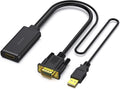 BENFEI 210BK VGA to HDMI Adapter with Audio Support and 1080P Resolution V28-ELEBEN210BK