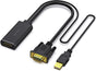 BENFEI 210BK VGA to HDMI Adapter with Audio Support and 1080P Resolution V28-ELEBEN210BK