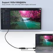 BENFEI 210BK VGA to HDMI Adapter with Audio Support and 1080P Resolution V28-ELEBEN210BK