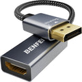 BENFEI 4K DisplayPort to HDMI Adapter, (2K 60Hz, 1080p 120Hz) Uni-Directional Display Port to HDMI Monitor V28-ELEBEN218GY