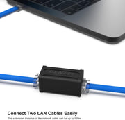 BENFEI RJ45 Inline Coupler, Cat7 Cat6 Cat5e Ethernet Coupler Female to Female V28-ELEBEN264BK