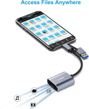 BENFEI USB Type-C/Type-A to SD TF Card Reader V28-ELEBEN271GY