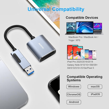 BENFEI USB Type-C/Type-A to SD TF Card Reader V28-ELEBEN271GY