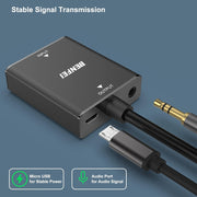 BENFEI HDMI to VGA, Uni-Directional HDMI Computer to VGA Monitor Adapter (Female to Male) with 3.5mm Audio V28-ELEBEN272BK