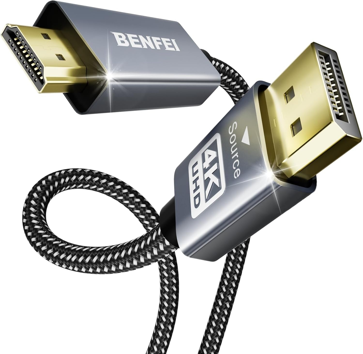 BENFEI 4K DisplayPort to HDMI 90cm Cable V28-ELEBEN273GY3F