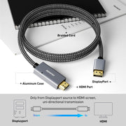 BENFEI 4K DisplayPort to HDMI 90cm Cable V28-ELEBEN273GY3F