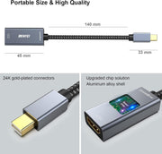BENFEI Mini DP to HDMI Adapter (Thunderbolt Compatible) V28-ELEBEN287GY