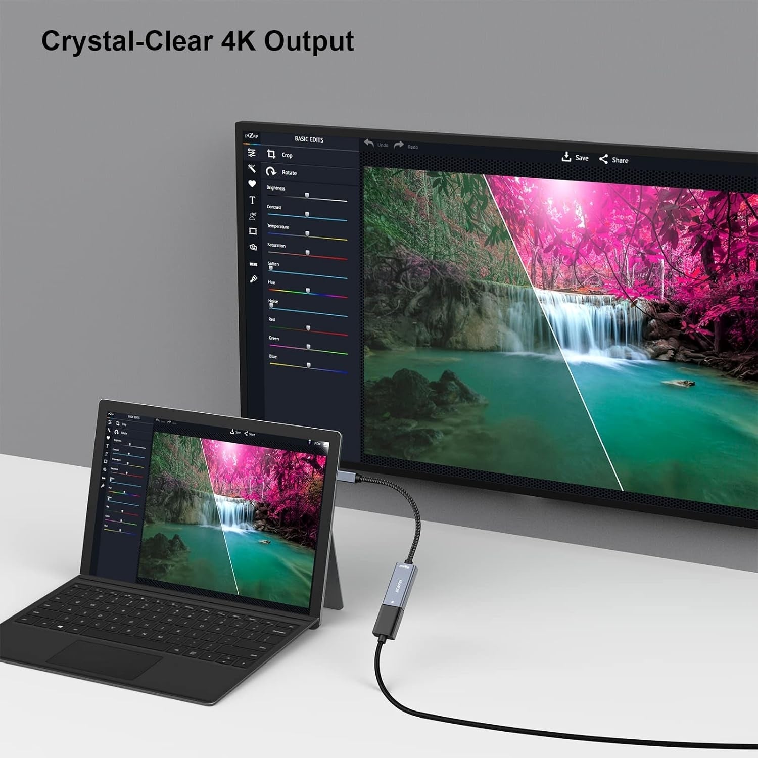 BENFEI Mini DP to HDMI Adapter (Thunderbolt Compatible) V28-ELEBEN287GY