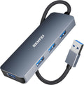 BENFEI USB 3.0 4-port Hub USB A Splitter Ultra-Slim V28-ELEBEN305GY