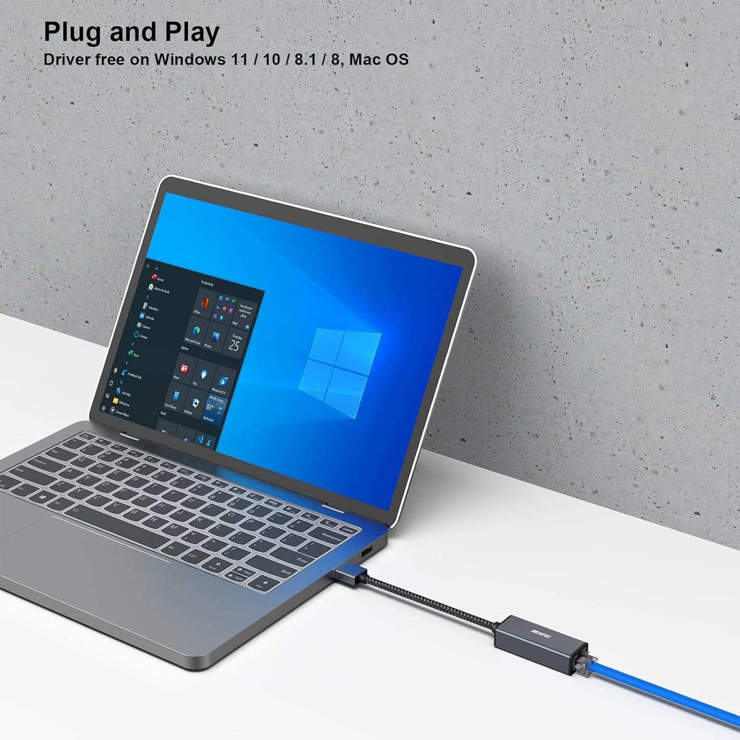 BENFEI USB 3.0 to Gigabit Ethernet Adapter V28-ELEBEN317GY
