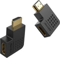 BENFEI HDMI Male to Female Right Angle 90 Degree Adapter V28-ELEBEN338BK2P