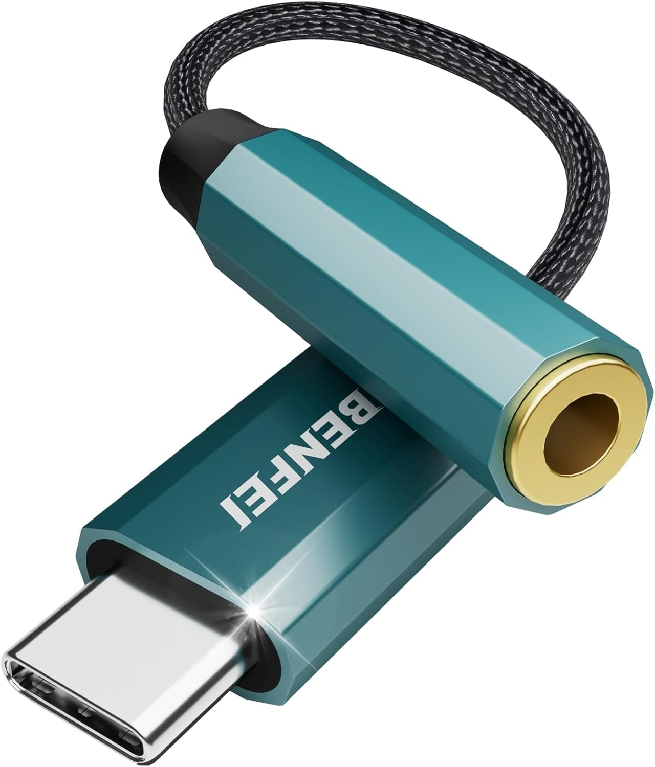 BENFEI USB-C to 3.5mm Audio Jack Adapter V28-ELEBEN349BL