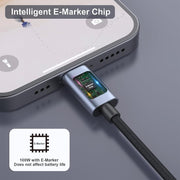 BENFEI 351SL-6F 100W USB-C to USB-C Fast Charging Cable Aluminum Shell Tangle-Free Silicone V28-ELEBEN351SL6F