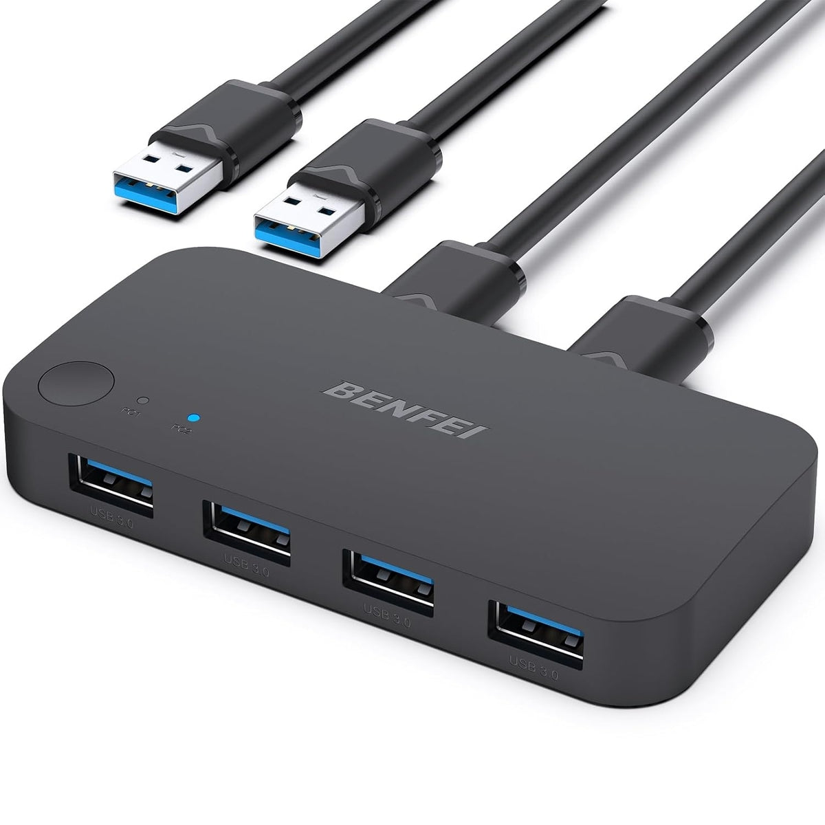 BENFEI 4-port USB 3.0 Switch V28-ELEBEN354BK