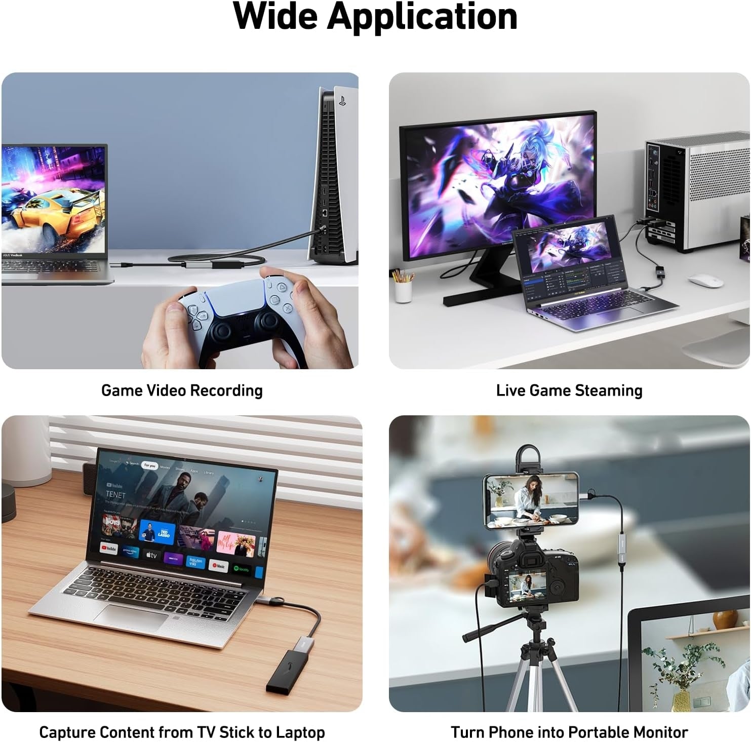 BENFEI Video/Audio Capture Card Supporting Full HD 1080P V28-ELEBEN368GY