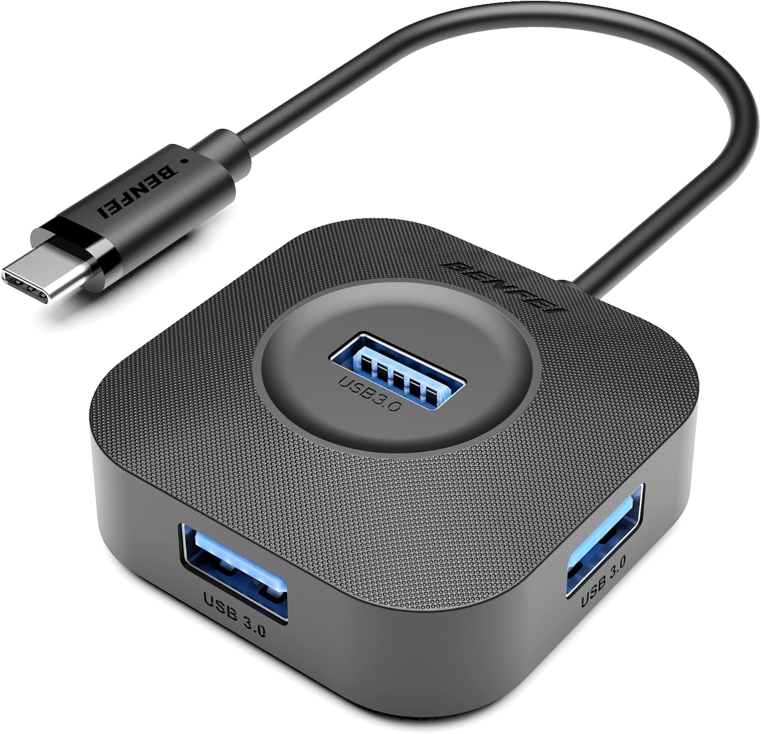 BENFEI 371BK USB-C 4-port USB 3.0 Hub V28-ELEBEN371BK