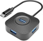 BENFEI 371BK USB-C 4-port USB 3.0 Hub V28-ELEBEN371BK