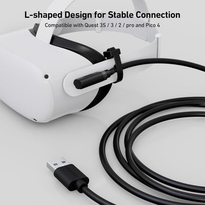 BENFEI 375BK-3M USB 3.0 to Right Angled USB-C PVC 3M V28-ELEBEN375BK3M