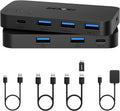 BENFEI 000376BK USB 3.0 Switch, USB Switcher 2 Computers Share 3xUSB 3.0 and 1xUSB C with Remote V28-ELEBEN376BK