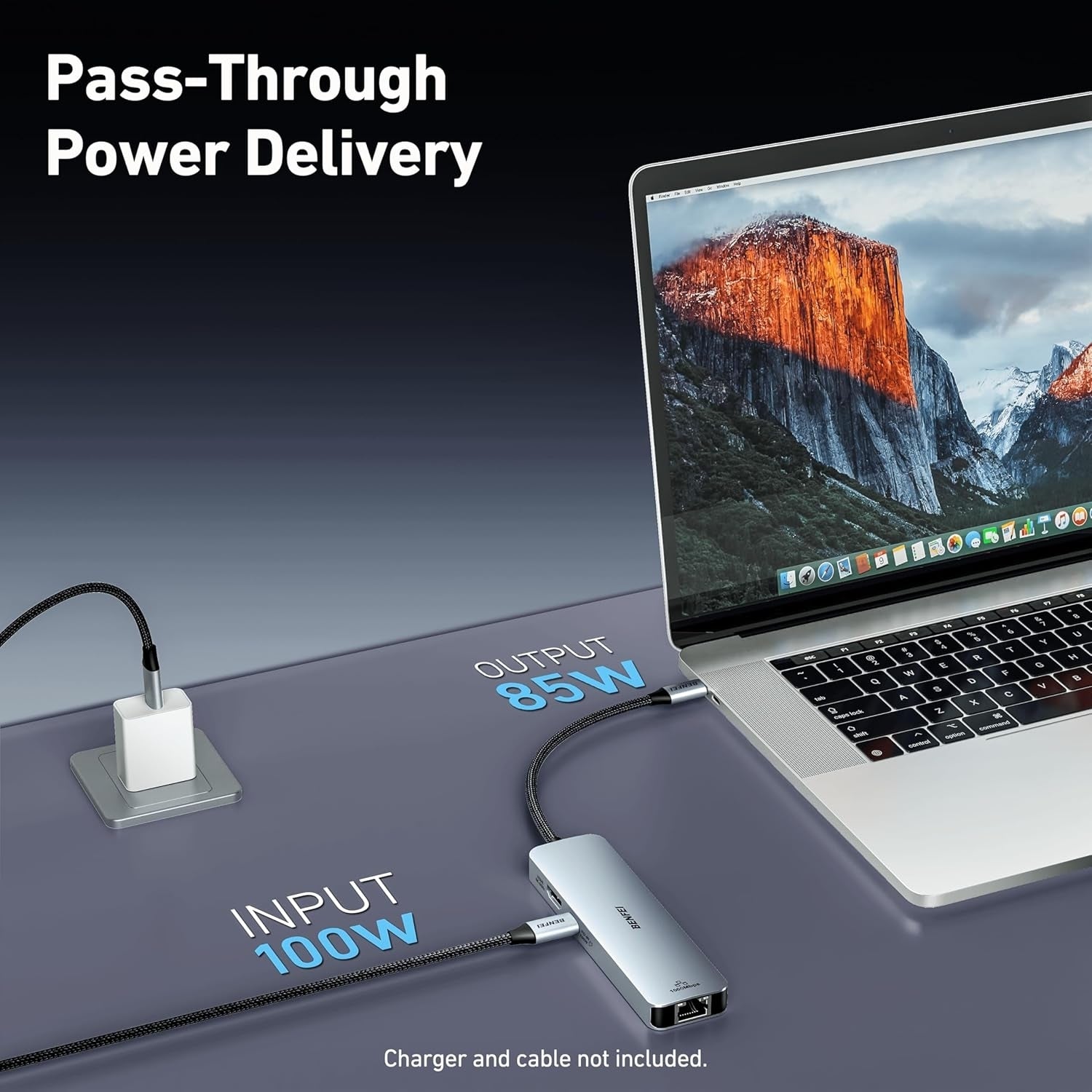 BENFEI 6-in-1 USB C Hub V28-ELEBEN379GY