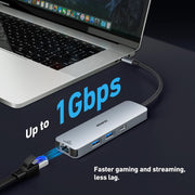 BENFEI 6-in-1 USB C Hub V28-ELEBEN379GY