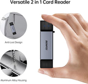 BENFEI SD Card Reader, USB C to SD Micro SD Card Memory Card Adapter V28-ELEBEN381GY
