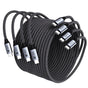 BENFEI 000382GY-4P USB C Fast Charging 60W Cable, 4-Pack(3.3ft/1M x 2 + /6.6ft/2M x 2) Nylon Braided Cable V28-ELEBEN382GY4P