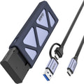 BENFEI M.2 SSD Enclosure USB3.2 Gen2 10 Gbps, Tool-Free for NVME B & M Keys with Size 2230/2242/2260/2280 SSDs V28-ELEBEN384GY