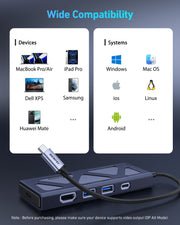 BENFEI 000389GY M.2 NVMe Enclosure with USB-C Hub V28-ELEBEN389GY