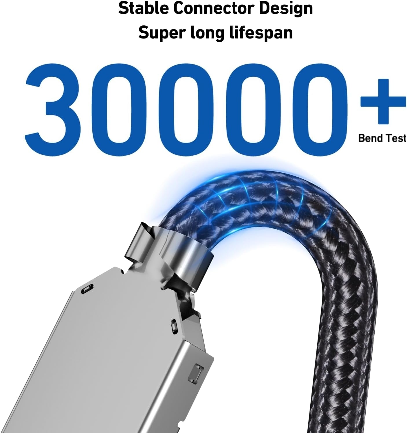 BENFEI 393GY-2M USB3.0 Male to Female Extension cable Nylon Braided 2M V28-ELEBEN393GY2M
