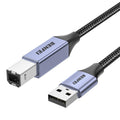 BENFEI 000406GY-2M USB Printer Cable, 6.6 FT/2 Meter USB A to USB B Cable V28-ELEBEN406GY2M