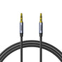 BENFEI 427GY 1M 3.5mm TRRS Male to Male Audio Cable, 4-Pole Stereo Mic Aux Cable, Nylon Braided Headphone V28-ELEBEN427GY1M