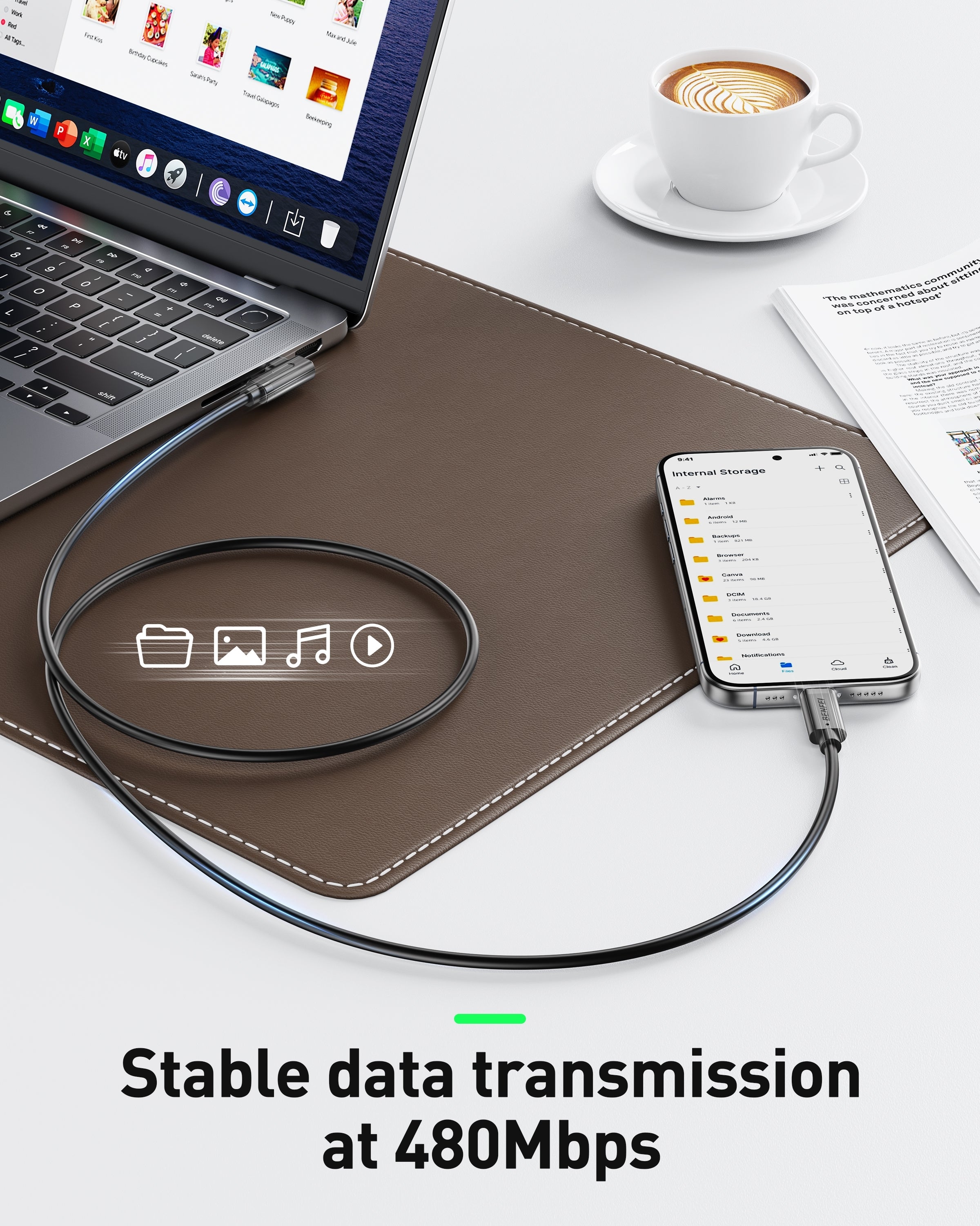 BENFEI 428BK-2M USB C to Right Angle USB C Cable , 90-dgree Angled USB 2.0 Type C Charger Cable, 3A Fast V28-ELEBEN428BK2M